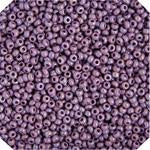 10/0 Mauve AB Opaque Czech Seed Beads