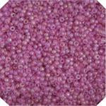 10/0 Lilac Rainbow AB Transparent Czech Seed Beads