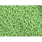 10/0 Light Green Opaque Preciosa Seed Bead