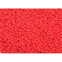 10/0 Light Red Opaque Preciosa Seed Bead