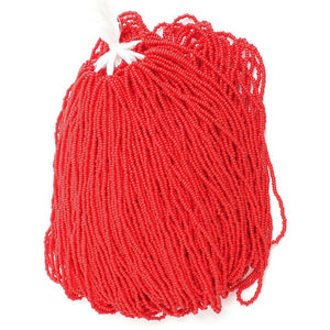 10/0 Light Red Opaque Preciosa Seed Bead