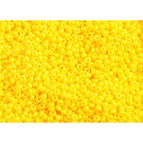 10/0 Gold Yellow Opaque Preciosa Seed Bead