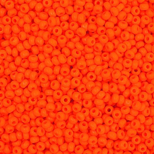 10/0 Light Orange Opaque Preciosa Seed Bead