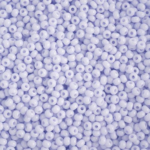 10/0 Opaque Natural Lilac,  Preciosa Seed Bead