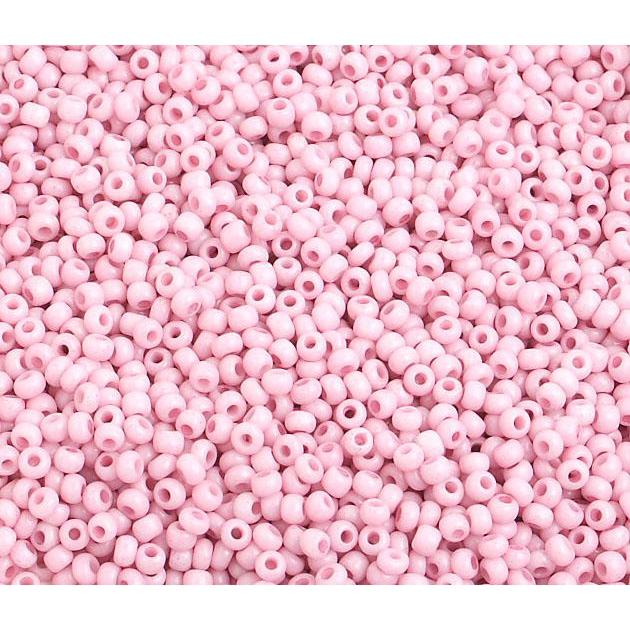 10/0 Chalk Pink Opaque  Solgel Precoisa Seed Beads, *Cheyenne Pink*