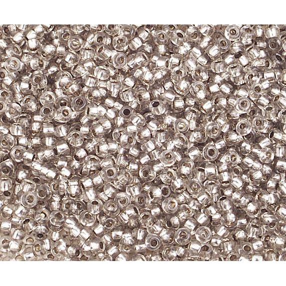 10/0 Silver-lined Light Grey Solgel Preciosa Seed Bead
