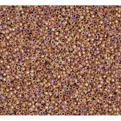 10/0 Dyed Light Pink *Bronze AB - Sogel Czech Seedbead