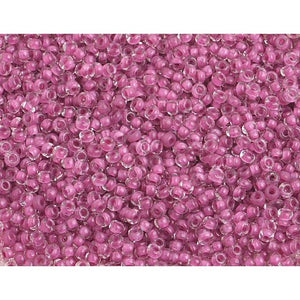 10/0 Dark Fuchisa Colour Lined TERRA Czech Seed Beads