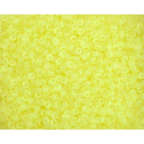 10/0 Transparent Neon Yellow Preciosa Seed Bead