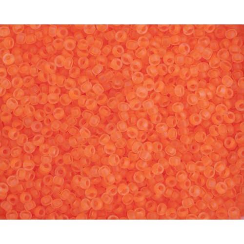 10/0 Transparent Neon Orange Preciosa Seed Bead