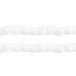 10/0 2 CUT Seedbeads Opaque  WHITE