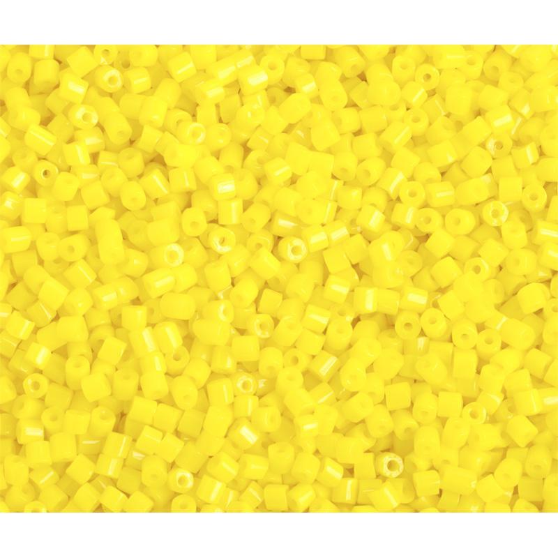 10/0 2 CUT Seed beads Opaque Lemon Yellow