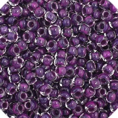 11/0 Mauve Colour lined Czech Seed Beads