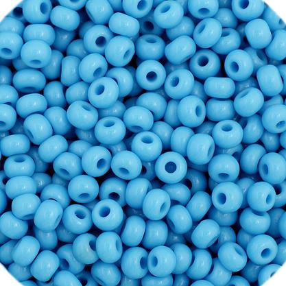11/0 Turquoise *Blue* Opaque Czech Seed Beads