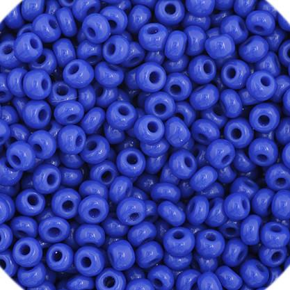 11/0 Royal Blue Opaque Preciosa Seed Bead