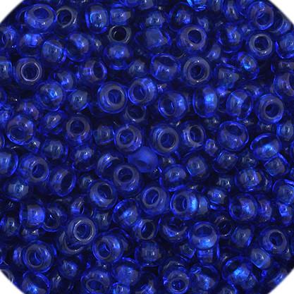 11/0 Navy Blue Transparent Preciosa Seed Bead