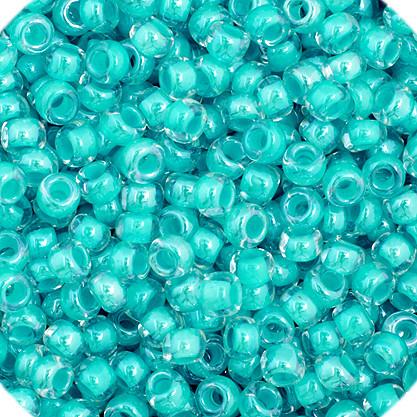 11/0 Turquoise Colour lined Preciosa Seed Bead