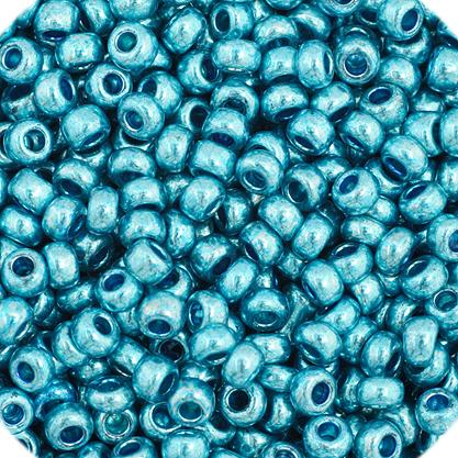 11/0 Blue Metallic Czech Seed beads