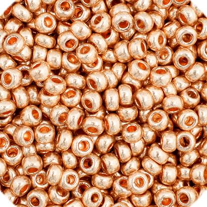 11/0 Dark Gold Metallic Solgel Czech Seed Beads