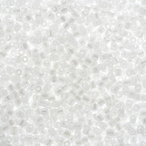 3Cut 9/0 Opaque  Pearl White Loose