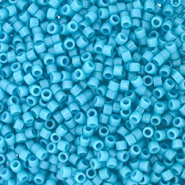 Delica 11/0 Duracoat Opaque  Dyed Aqua (2128v)