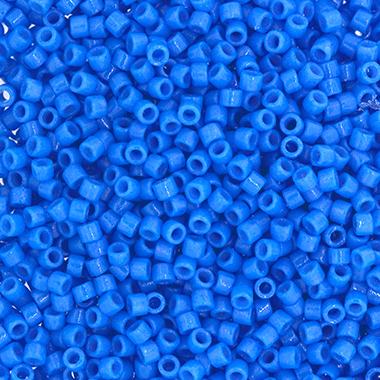 Delica 11/0 Duracoat Opaque  Dyed Blue Cerulean (2134v)