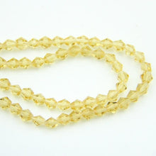 2mm Grade AAA  Bicone/Rondelle Beads in, Yellow, Orange, Light Blue, Crystal Clear, Amber (Topaz),