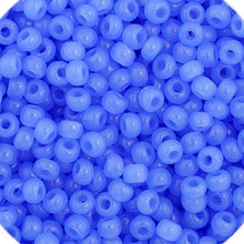 11/0 Blue Oily (Opal) Opaque Preciosa Seed Bead