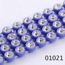 Ss6 Clear Cup Plastic Rhinestone Banding Chain Rope
