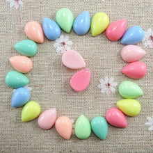 10*14mm Easter Colour Teardrop Resin Gem