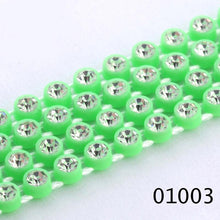 Ss6 Clear Cup Plastic Rhinestone Banding Chain Rope