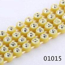 Ss6 Clear Cup Plastic Rhinestone Banding Chain Rope
