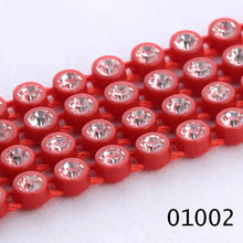 Ss6 Clear Cup Plastic Rhinestone Banding Chain Rope