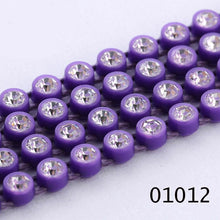 Ss6 Clear Cup Plastic Rhinestone Banding Chain Rope