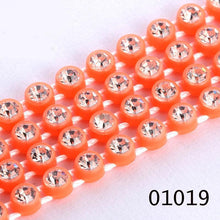 Ss6 Clear Cup Plastic Rhinestone Banding Chain Rope
