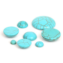Semi-Precious Turquoise Stone, Round Shape, Stone Gem