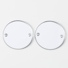 16mm Gold or Silver Acrylic Mirror Gem, Sew on