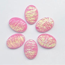 18*25mm Oval Opal Effect Glue on Resin Gem