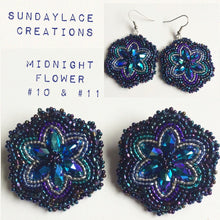 Midnight Flower Beadwork