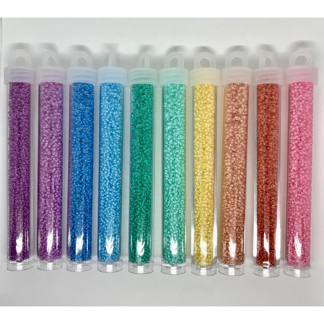 10/0 Spring Colour-lined Preciosa Seed beads Set