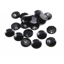 12mm Mix Colours of Mermaid Round Resin Gem