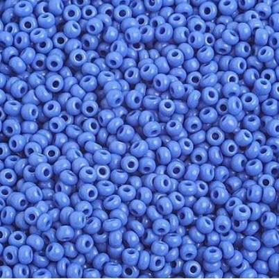 10/0 Medium Blue Opaque Preciosa Seed Bead