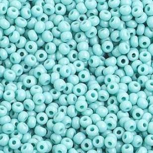 10/0 Turquoise Blue Opaque Preciosa Seed Bead