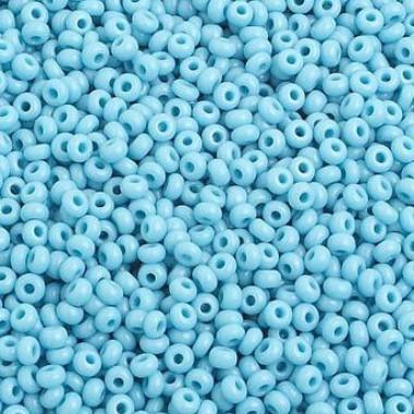 10/0 Light Blue Opaque Preciosa Seed Bead