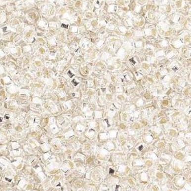 10/0 Silver-lined Crystal Silver Preciosa Seed Bead