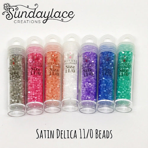 11/0 Delica RD Silk Satin Set Collection (7 Delicas)