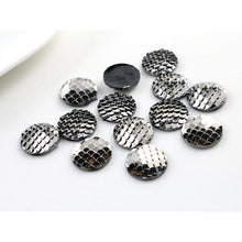 12mm Mix Colours of Mermaid Round Resin Gem