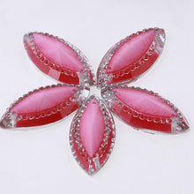 11*23mm Navette Shaped Marble Effect Sew On Resin Gem