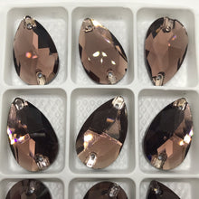 Wine Red *Burgundy* Teardrop, 7*12mm, 11*18mm, 13*22mm, & 17*28mm, Sew on Glass gem