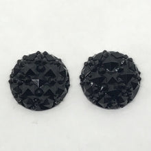 20mm Round Druzy Texture, Mixed colours, AB Resin Gem